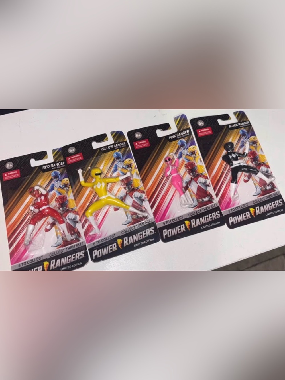 Limited edition Power rangers